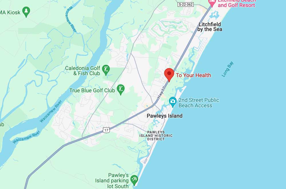 Health Food Store Pawleys Island Map